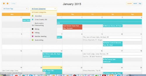 Events Manager Calendar