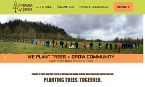 Friends of Trees:  Nonprofit Website with Heavily Customized WooCommerce