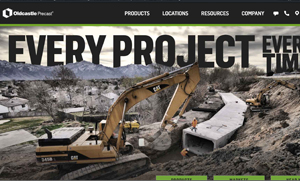 Oldcastle Precast: National Construction Manufacturer Custom WordPress Site